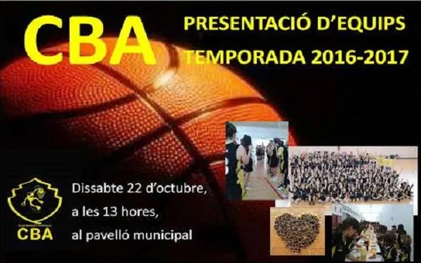 El CB Altafulla presenta els equips de la temporada 2016-2017 en un acte oficial aquest dissabte al Pavelló Municipal