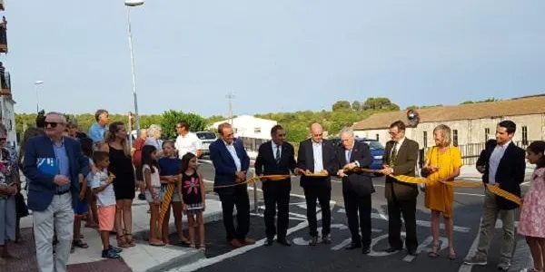 Inaugurada la reforma i millora de la travessera principal de la Pobla de Montornès