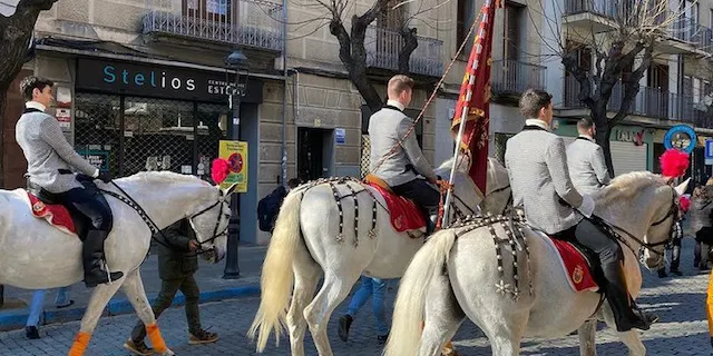 La festa de Sant Antoni torna a lluïr a Caldes, tot i les restriccions sanitàries