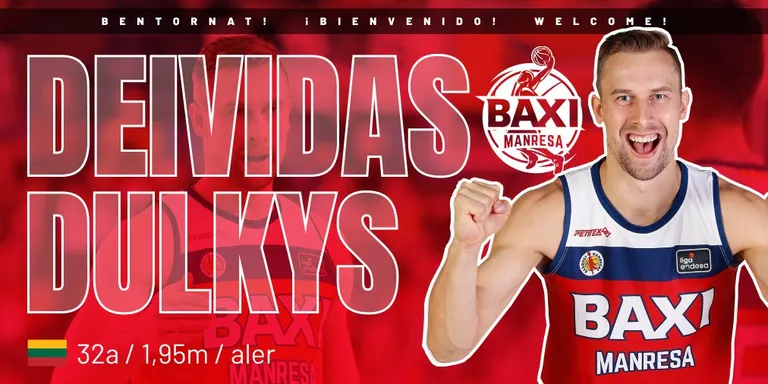 El Baxi Manresa recupera a Dulkys fins a final de temporada