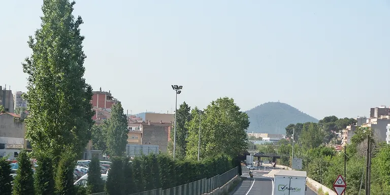 Les obres de la C1413 al seu pas per Rubí, gairebé enllestides