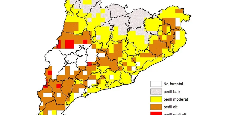 Tornen a activar el nivell 3 per risc d'incendis