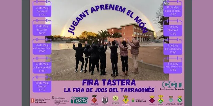 Roda de Berà acull una fira de jocs organitzada per infants usuaris dels serveis socials del Consell Comarcal del Tarragonès