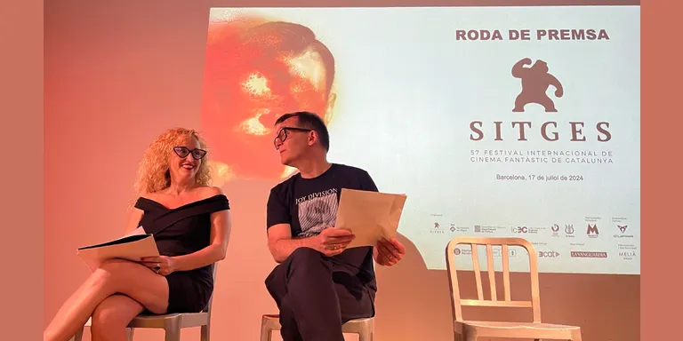 Nick Frost, Corey Feldman i Fred Dekker, Premi Honorífic del Festival de Sitges