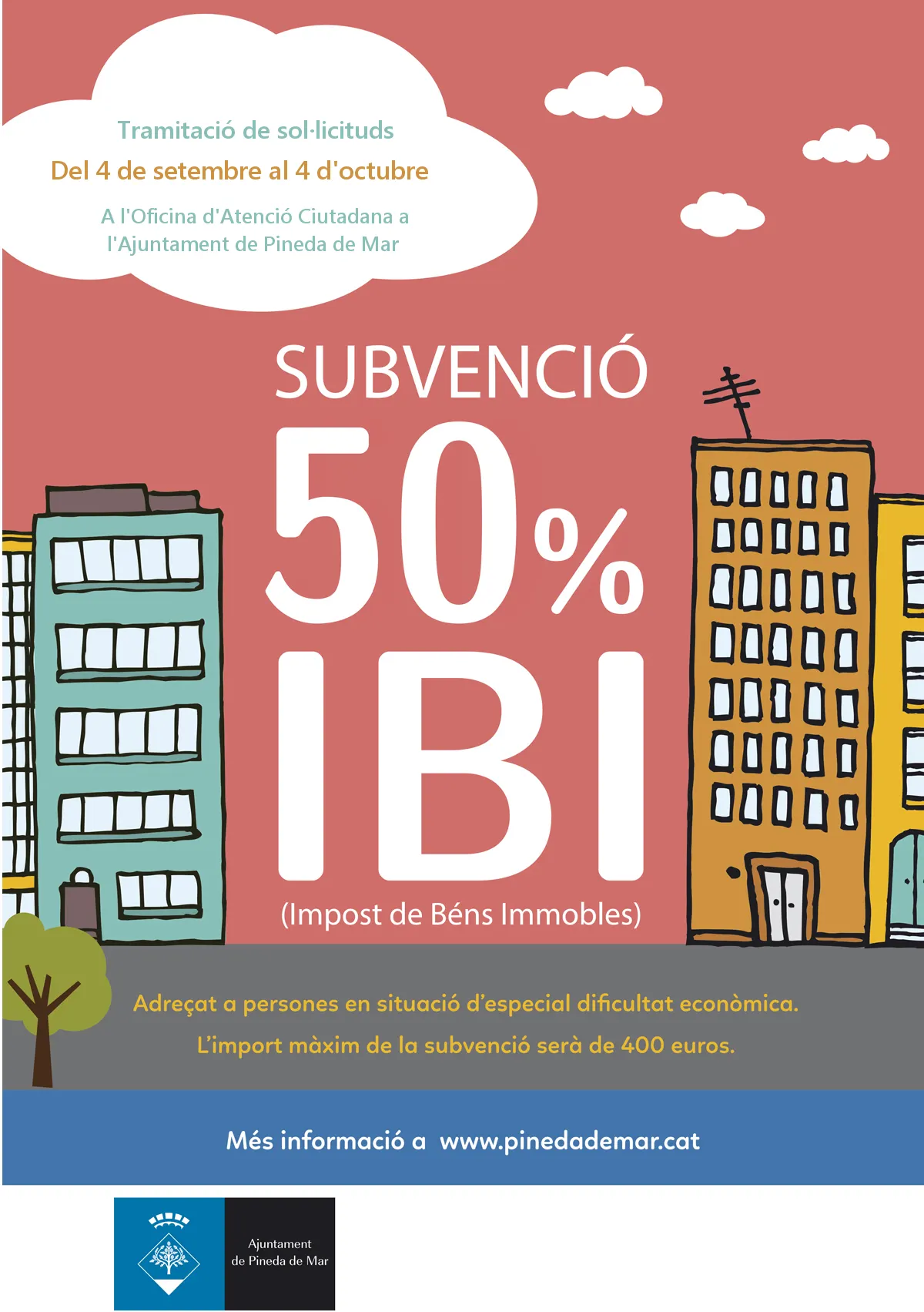 Subvencions de fins el 50% de l'IBI a Pineda