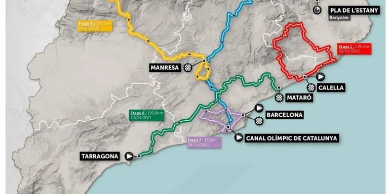 Afectacions al trànsit per la Volta Ciclista a Catalunya