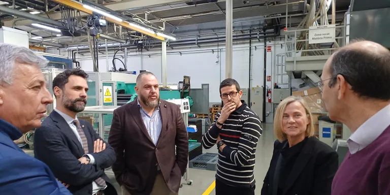 El conseller d’Empresa, Roger Torrent, visita el polígon industrial de Valls