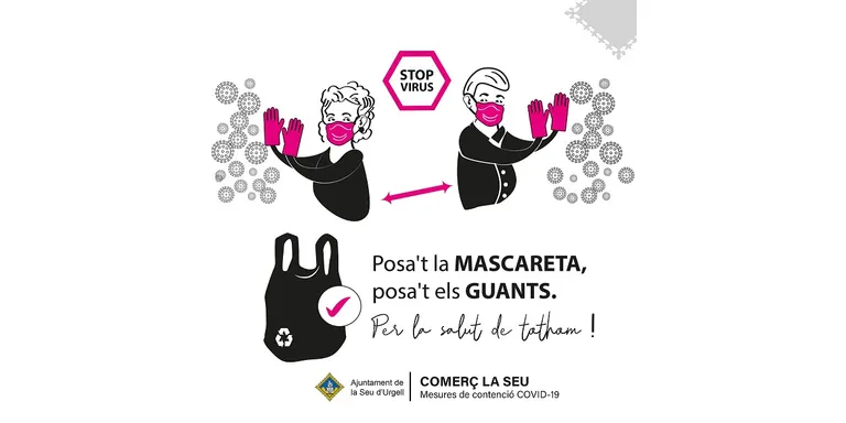 Repartides més de 7.500 mascaretes casolanes a la Seu d'Urgell