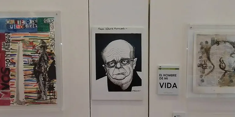 La mostra homenatge a Manuel Vázquez Montalbán es pot visitar a la Biblioteca durant tot el novembre