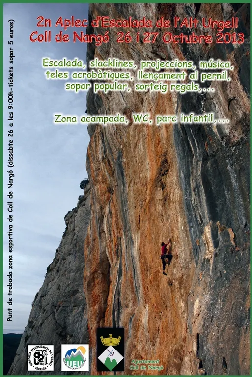 Coll de Nargó serà l'escenari del 2n Aplec d'Escalada de l'Alt Urgell