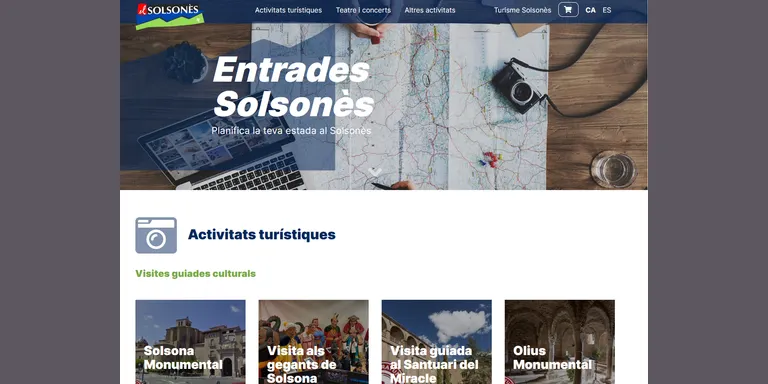 La plataforma digital de venda d'entrades de Turisme Solsonès ha gestionat més de 18.000 transaccions durant el 2021