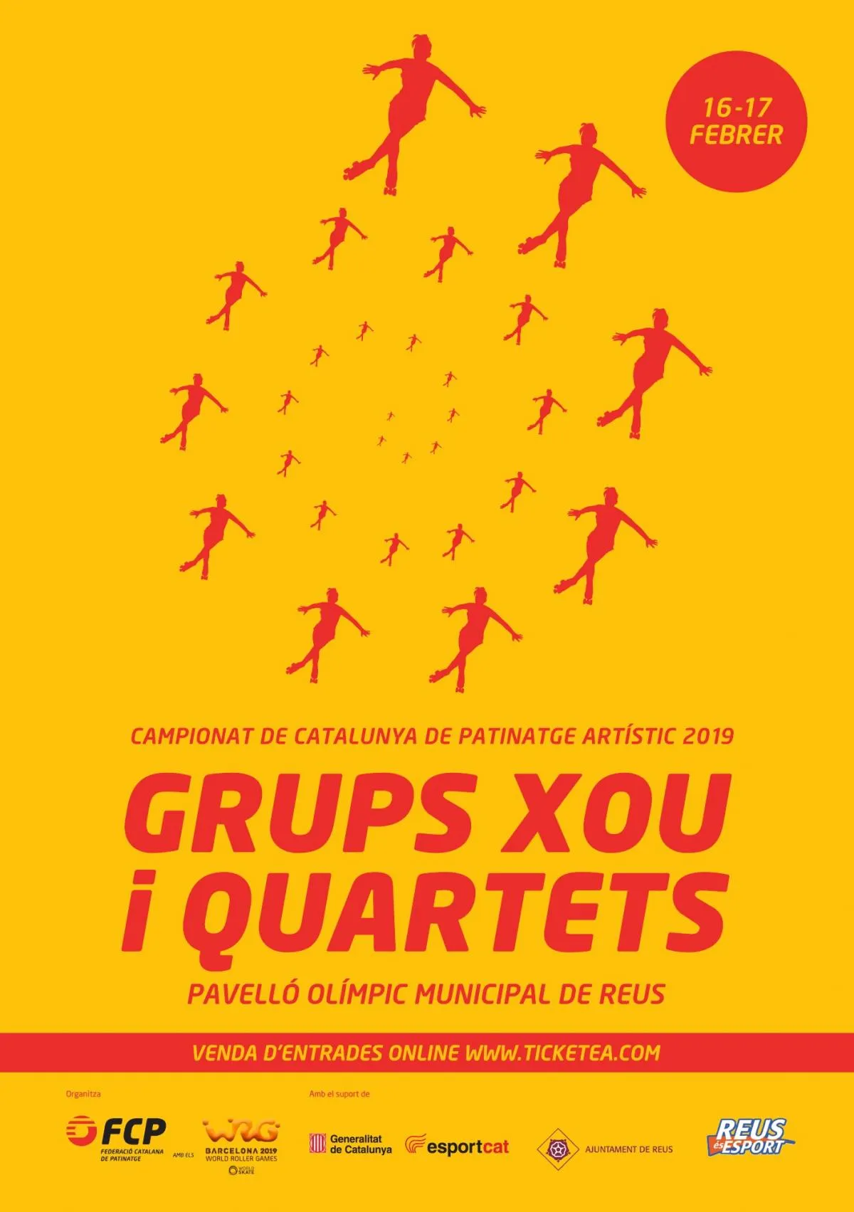 El Pavelló Olímpic de Reus acull el Campionat de Catalunya de Xous i Quartets (16 i 17 de febrer)