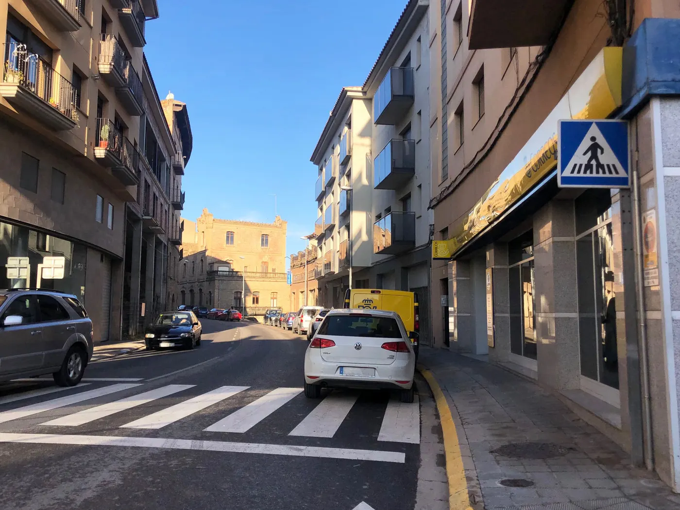 Un tram de la carretera de Bassella passarà a ser zona blava gratuïta abans de final d'any