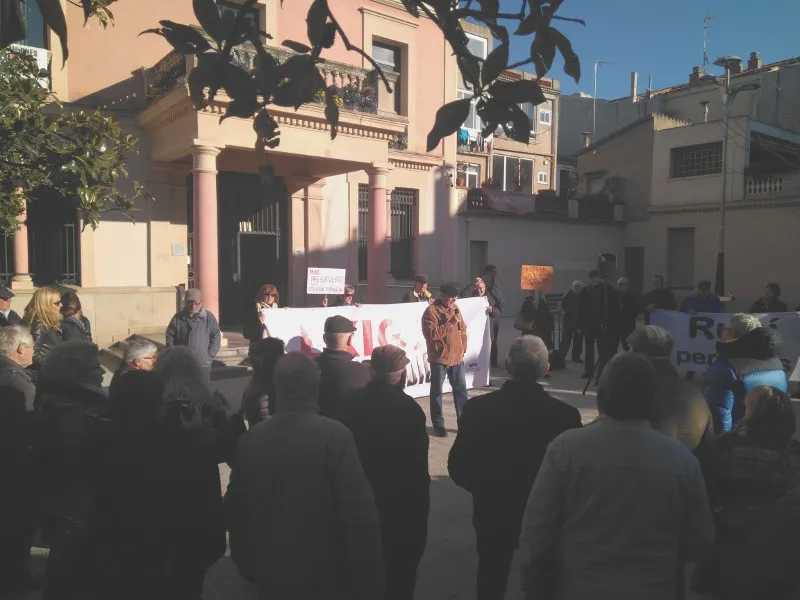 Els pensionistes rubinencs fan la primera concentració de l’any