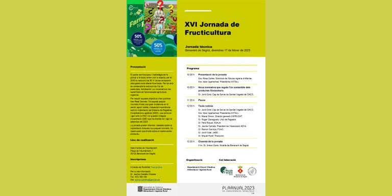 XVI Jornada de Fructicultura a Benavent de Segrià