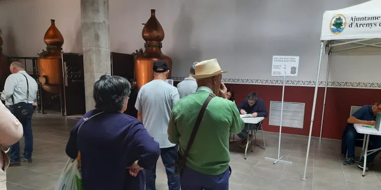La participació a Arenys és de 48'80% a les 18h de la tarda