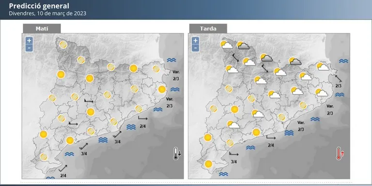 Protecció Civil activa el pla VENTCAT per la previsió de fortes ventades fins dissabte al migdia