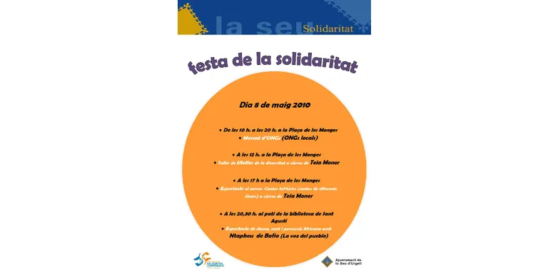 La Festa de la Solidaritat, per primera vegada a la primavera