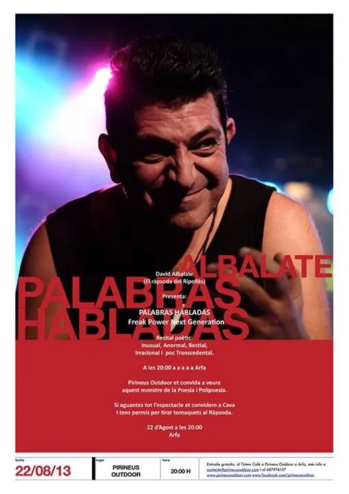 David Albalate porta a Arfa el seu espectacle 'Palabras Habladas'