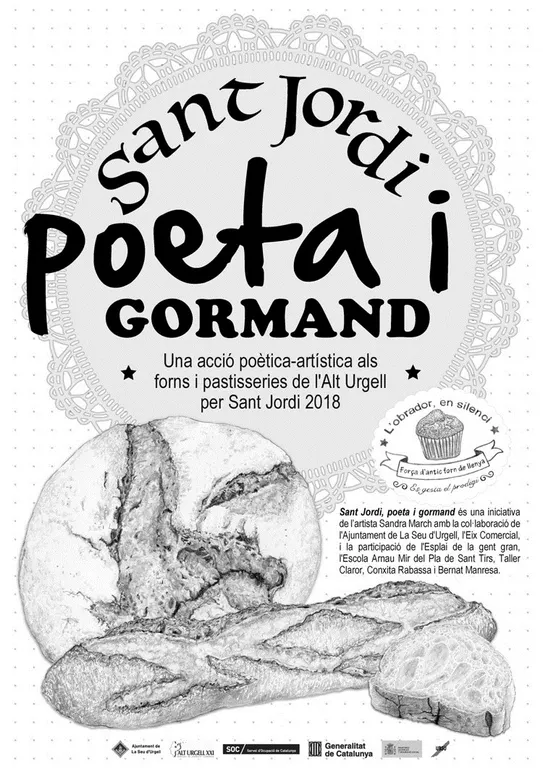 Els forns i pastisseries de la Seu i l'Alt Urgell participen de l'acció 'Sant Jordi, poeta i gormand'