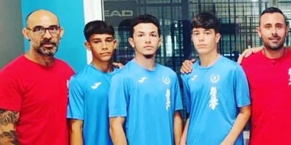 Izan Esarabajal, Sergio Jiménez i Dídac Costalago participen en el Campionat d’Europa de Karate Kyokushin a Polònia