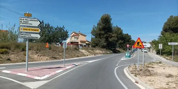 Comencen les obres per millorar la seguretat de la carretera T-203 entre la Riera i el Catllar