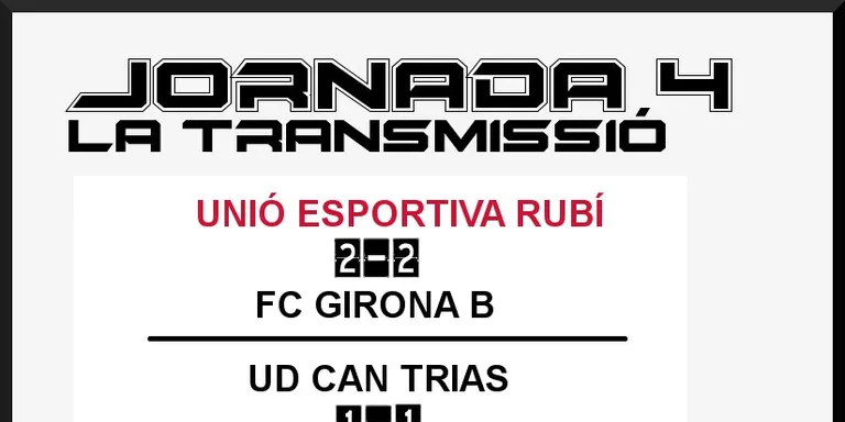 A PEU DE CAMP - JORNADA 4 - UE RUBÍ & OLÍMPIC
