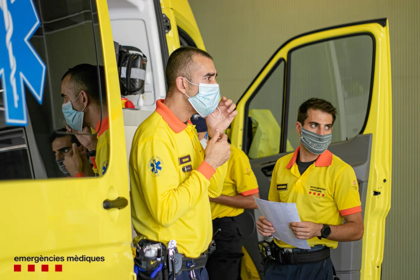 Tres ferits per una topada entre dos camions a la carretera T-312, a Cambrils
