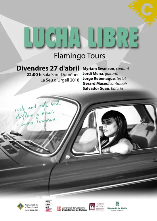 Concert a la Seu d’Urgell del grup de rock and roll Flamingo Tours