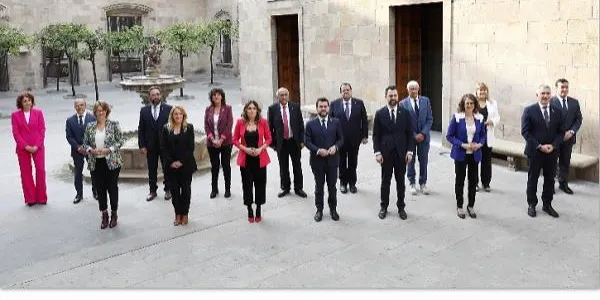 Els nous consellers del Govern d'ERC prenen possessió prometent el seu càrrec
