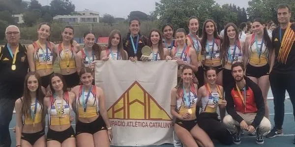 Emma Vendrell es penja l’or amb l’AA Catalunya en el Campionat de Catalunya Sub16 a l’Aire Lliure
