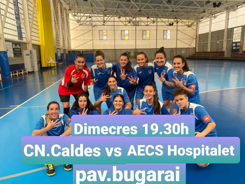 El femení de futsal del CN Caldes rep a les líders en partit intersetmanal