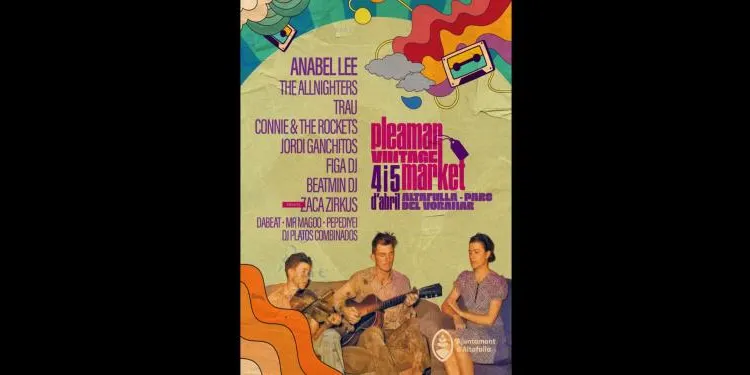 El Pleamar Vintage Market diversifica la seva proposta musical amb una clucada d’ull al públic més jove