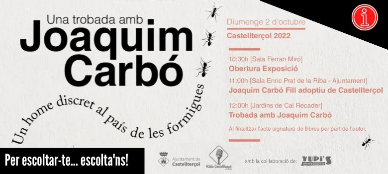 Una trobada amb Joaquim Carbó