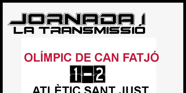 A PEU DE CAMP - JORNADA 1 - OLÍMPIC DE CAN FATJÓ