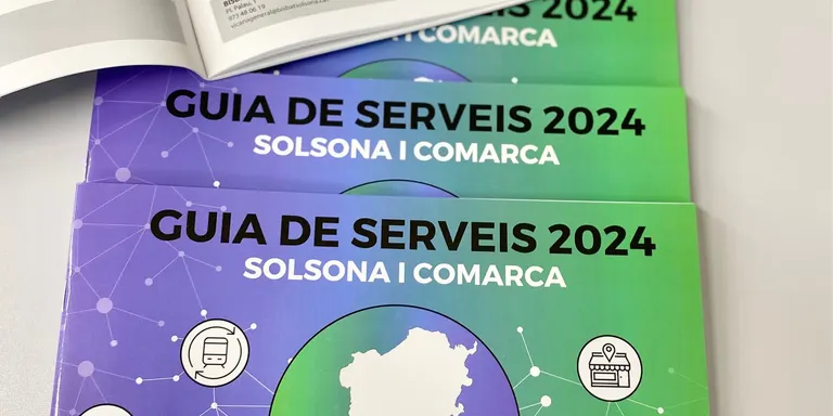 Gala Méndez Sevilla signa el disseny de la Guia de serveis de Solsona i Comarca 2024