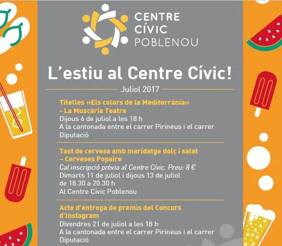 Espectacle de titelles a Poblenou amb 'Els noms de la Mediterrània'