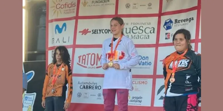 La ciclista Mia Ayats es proclama campiona d’Espanya de Pump Track