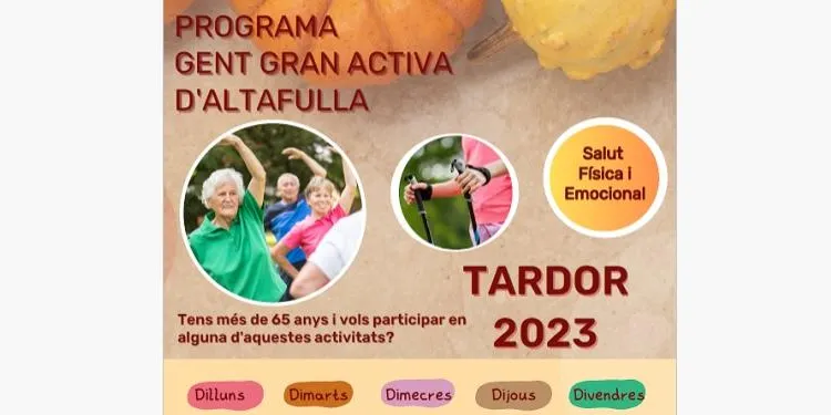 Es posen en marxa les activitats de tardor per a la gent gran d'Altafulla
