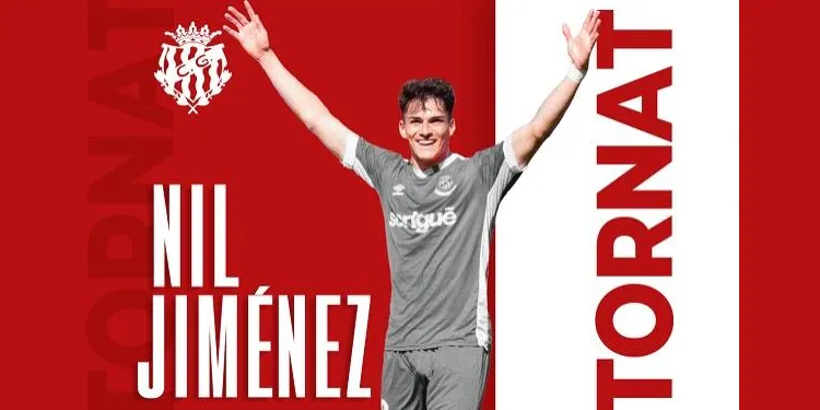 El lateral esquerre Nil Jiménez torna al Nàstic fins al 2026