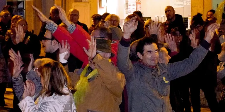 Nou clam per la llibertat de Cuixart i Sànchez un mes després del seu empresonament