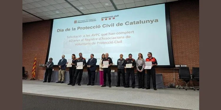 Protecció Civil d'Altafulla és reconeguda pels 10 anys de vida