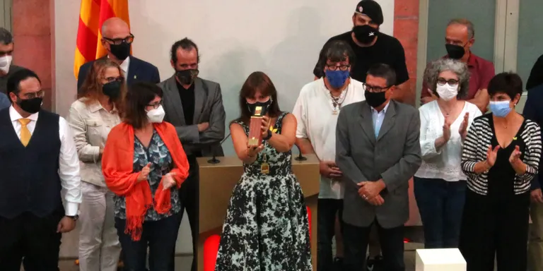 Borràs reivindica els "símbols" en l'entrega de la Medalla d'Honor del Parlament a les "víctimes de la repressió"
