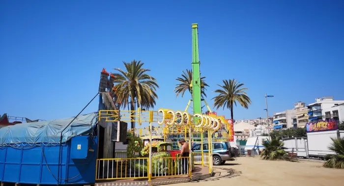Algunes de les atraccions de la fira d'enguany (Foto: Marina Alaminos)