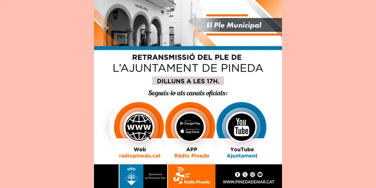 El ple de Pineda tractarà els ajuts per habitatge i les mesures davant la situació de sequera