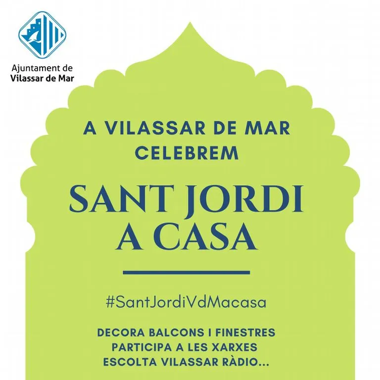 Vilassar de Mar prepara un Sant Jordi per viure des de casa