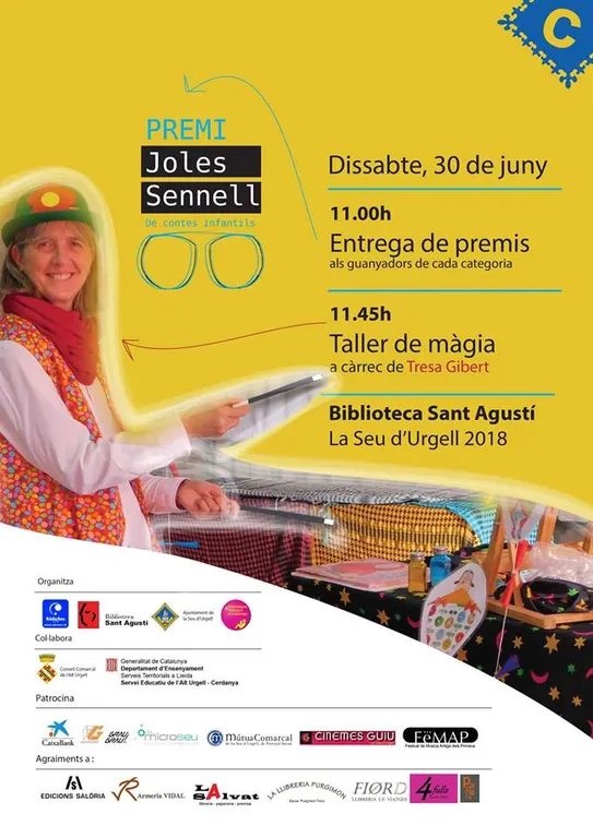 Lliurament de guardons del Premi Joles Sennell 2018 de contes infantils