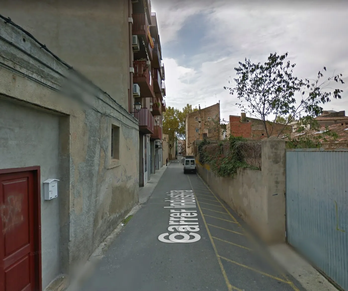 Obres al solar del carrer de Sant Magí