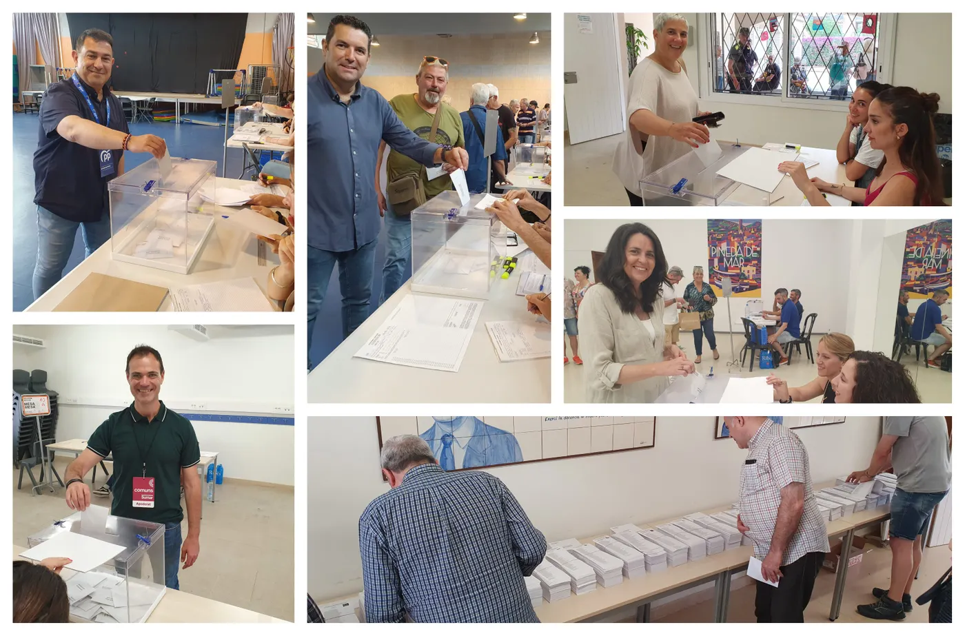 Els partits amb representació a Pineda valoren els resultats i la baixa participació a les Eleccions Europees