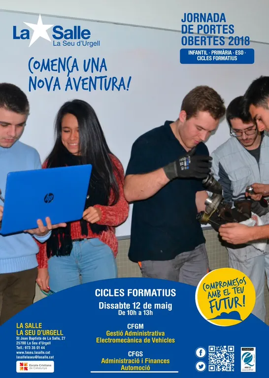 Jornada de portes obertes al Col·legi La Salle de la Seu